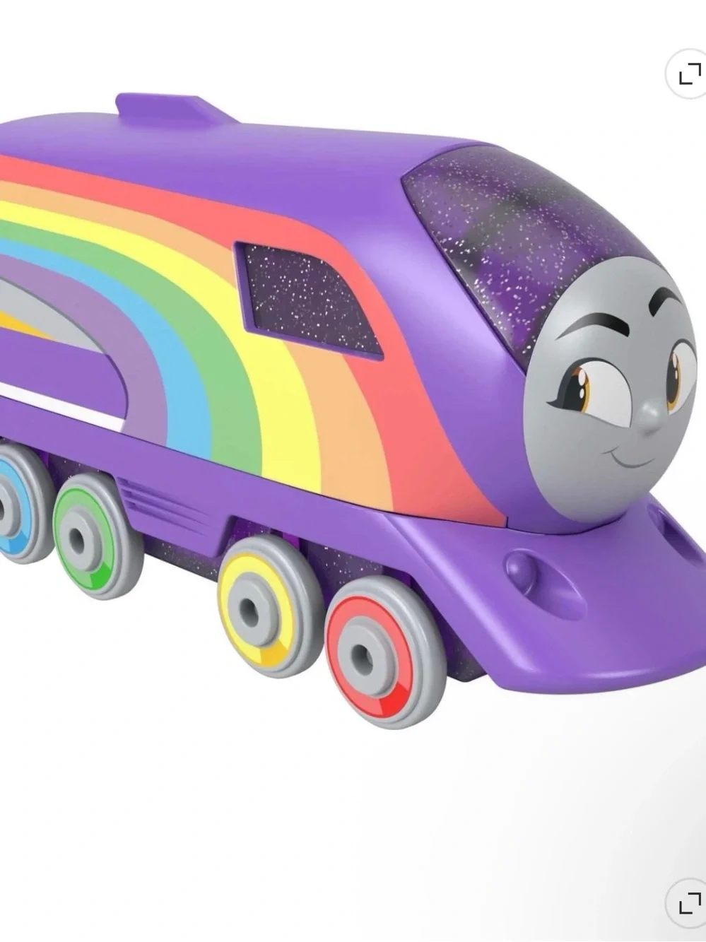 🚂 Thomas & Friends Fisher Price Rainbow Kana Metal Push-Along Toy Train